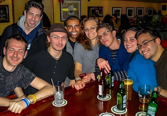 Adam Silvera, James Bonner, and the New York peeps