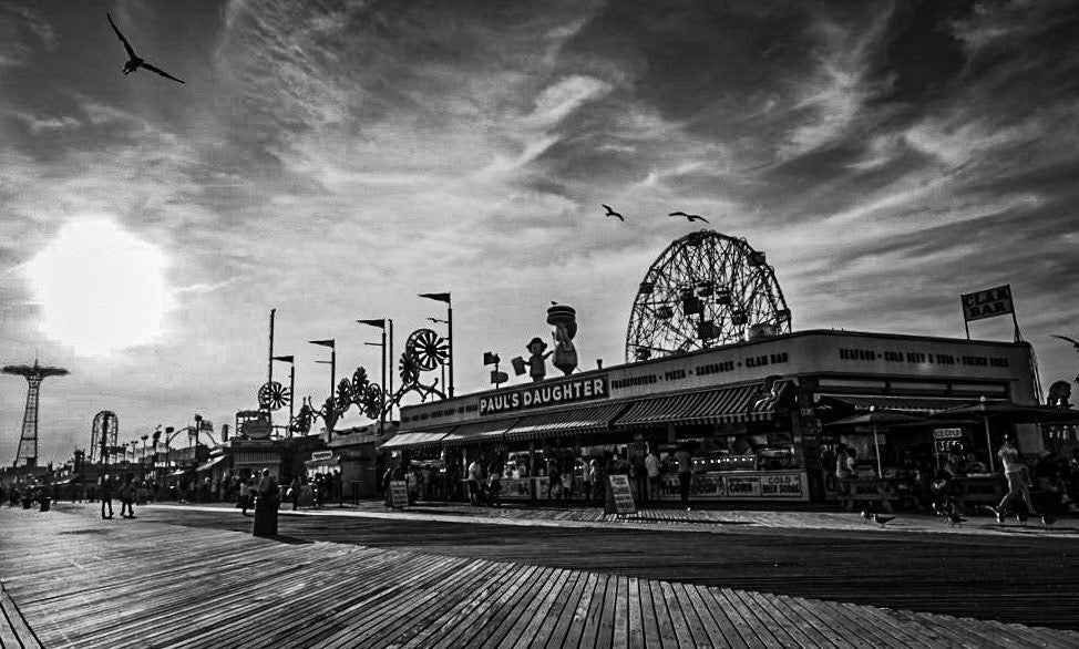 Vintage‑style photo of Coney Island capturing nostalgia and memory.