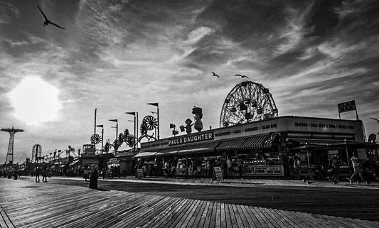 Vintage‑style photo of Coney Island capturing nostalgia and memory.