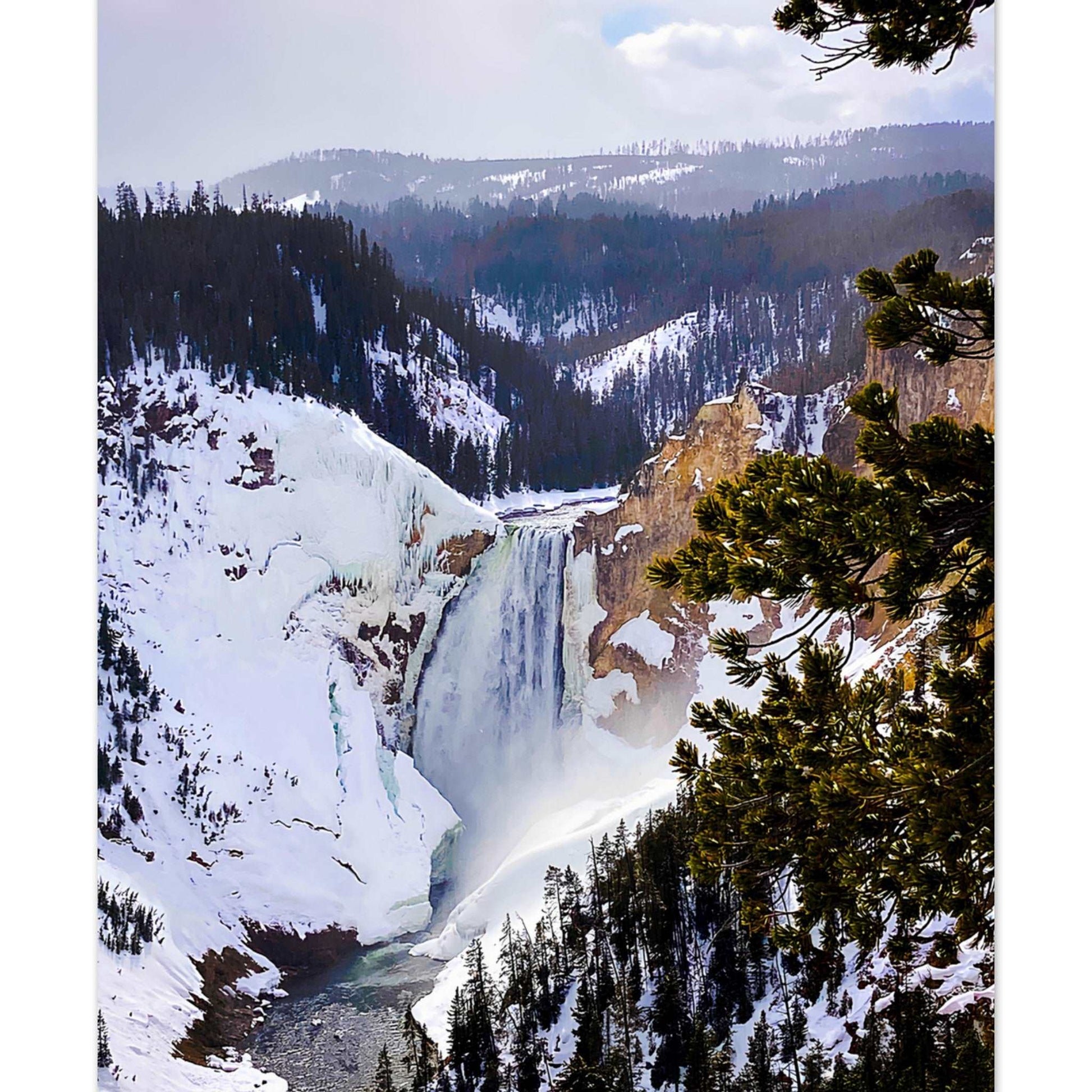 Lower Falls, Yellowstone National Park II Premium Matte Poster