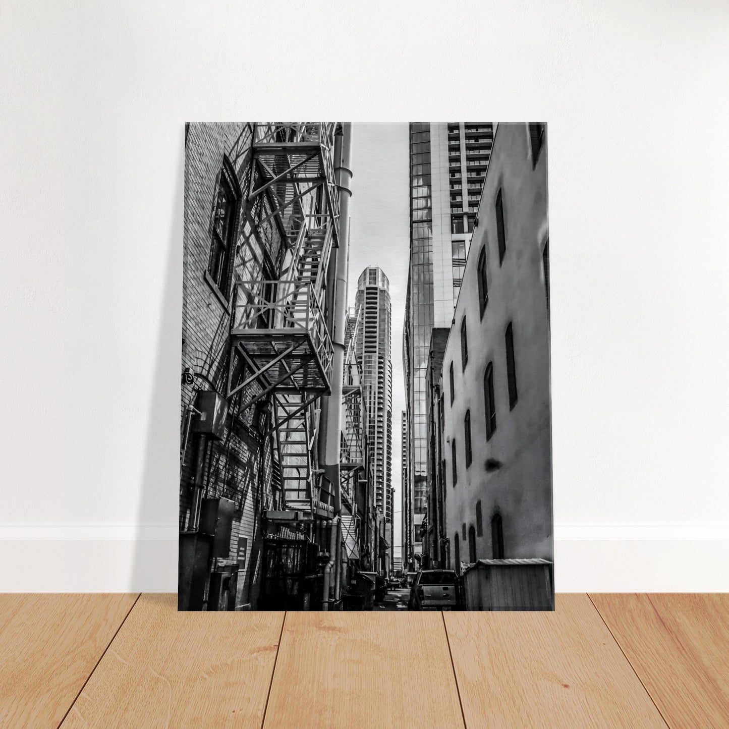 A Jitty; Austin, Texas Black & White Prints Display