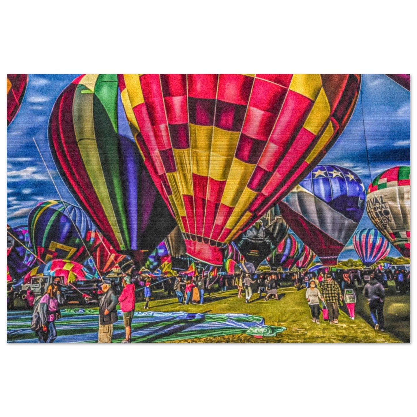 Albuquerque International Balloon Fiesta; Albuquerque, New Mexico Brushed Aluminum Prints
