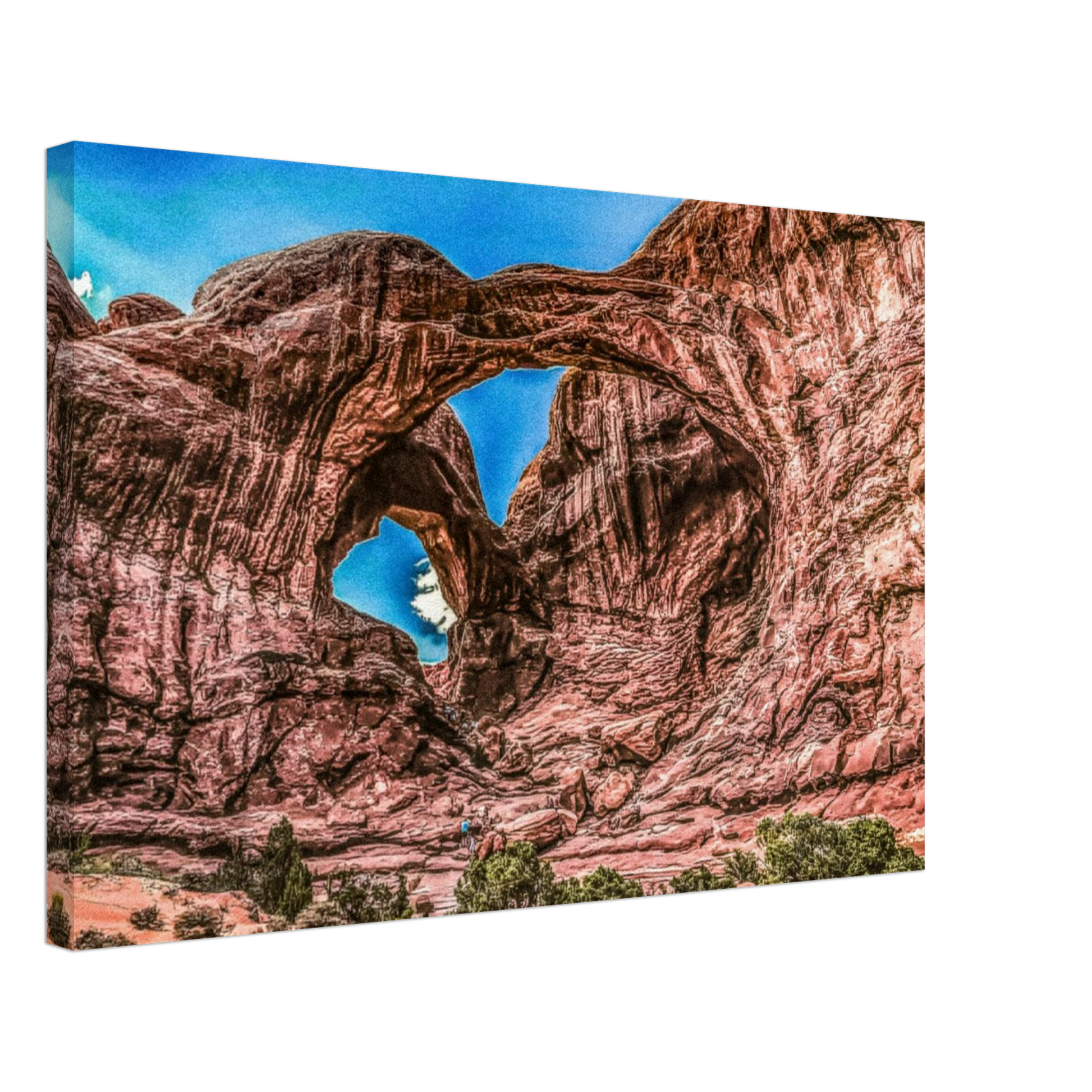 Double Arch; Arches National Park, Moab, Utah Canvas Prints