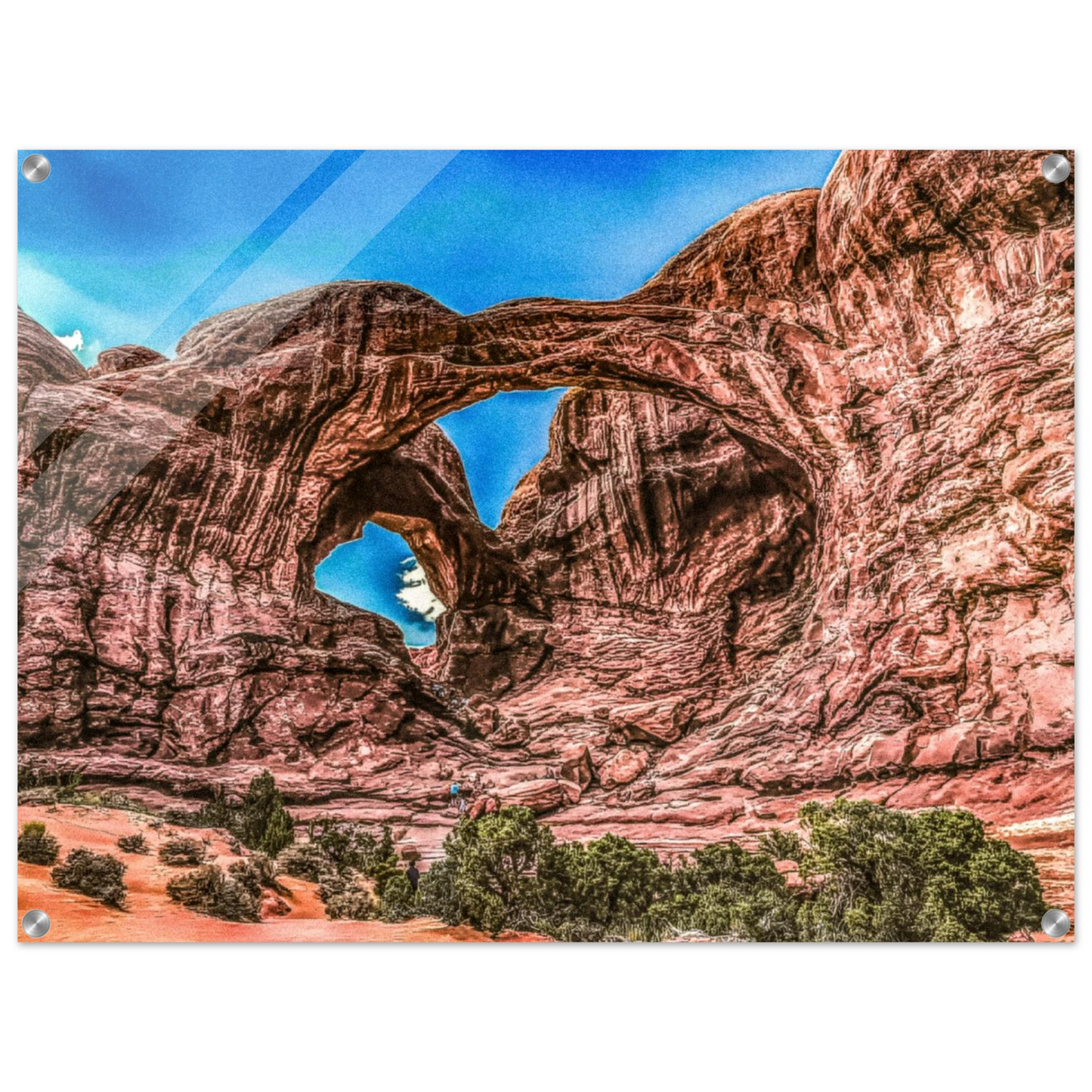 Double Arch; Arches National Park, Moab, Utah Acrylic Prints