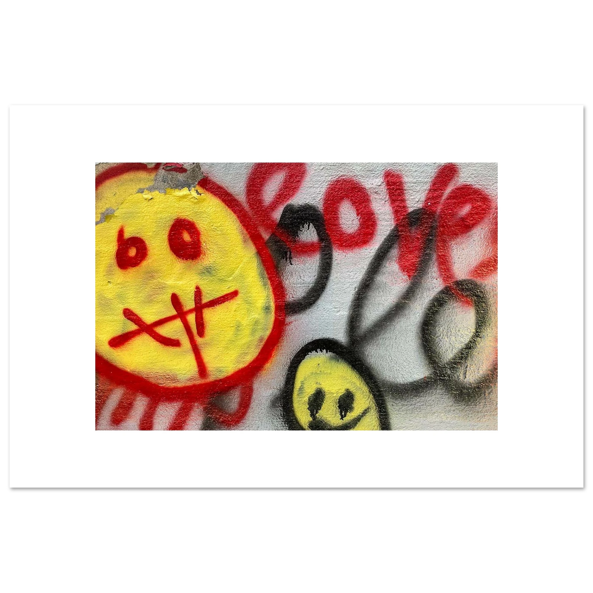 Graffiti 'Love;' Livingston, Montana Fine Art Prints