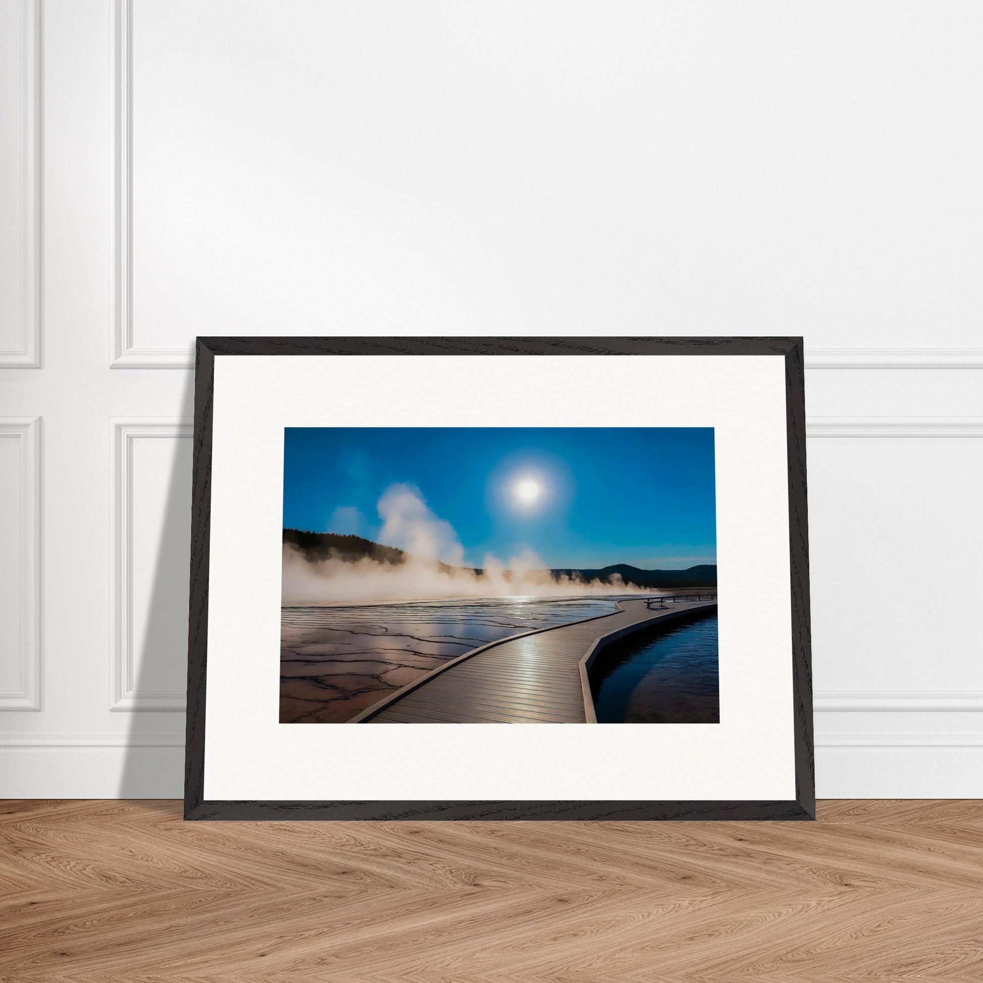 Grand Prismatic Spring; Yellowstone National Park, Wyoming Prints Display