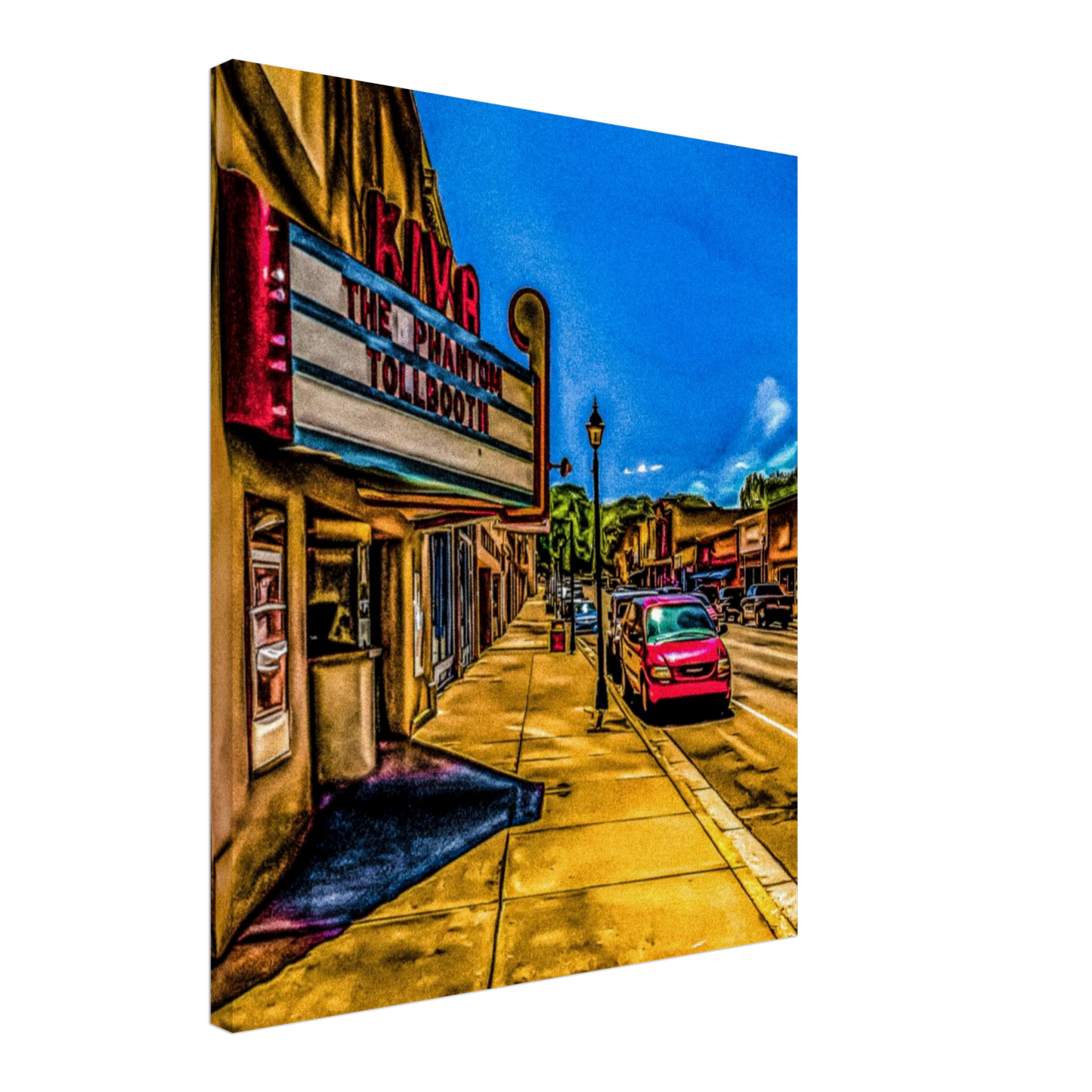 Historic Kiva Theatre; Las Vegas, New Mexico Canvas Prints