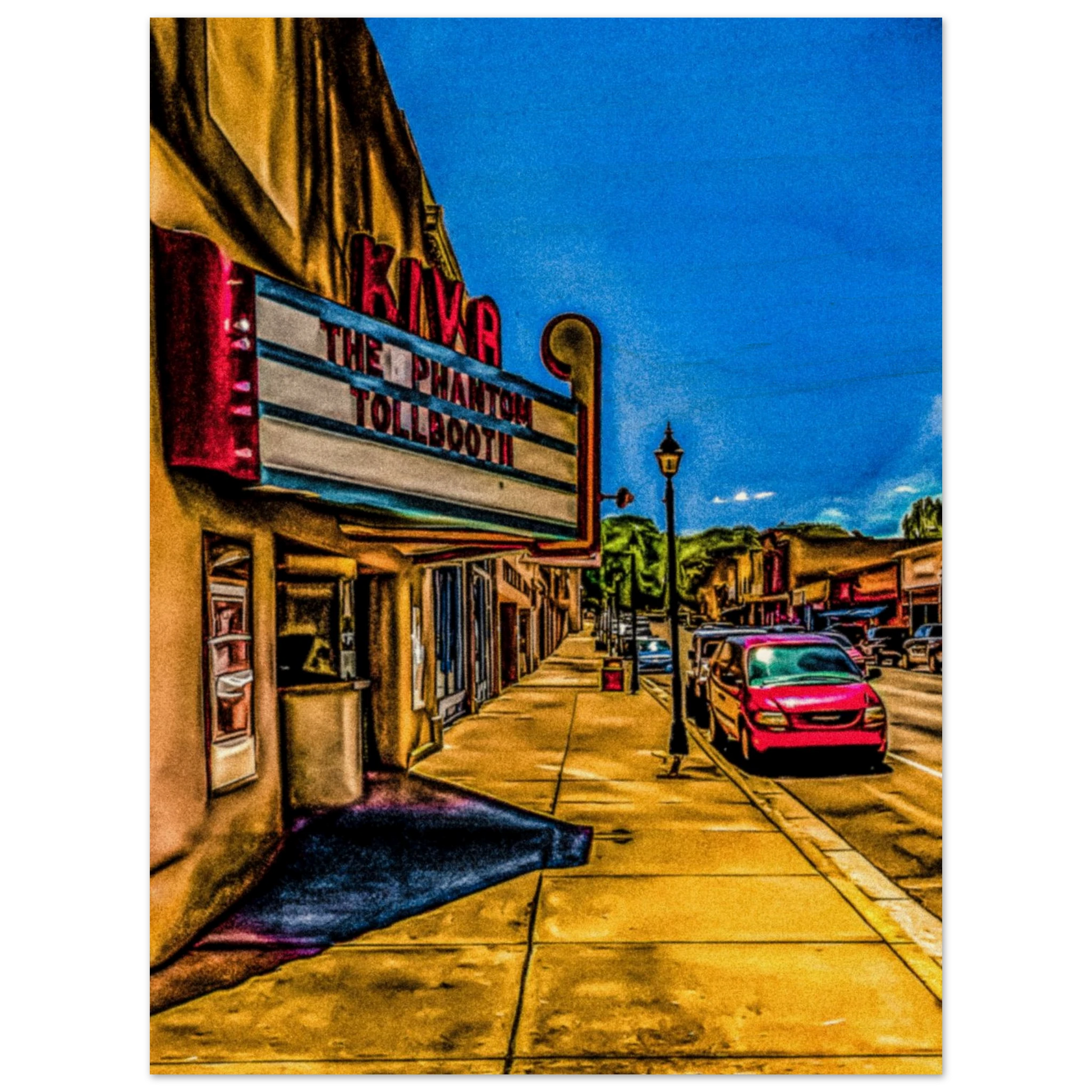 Historic Kiva Theatre; Las Vegas, New Mexico Premium Matte Poster Prints