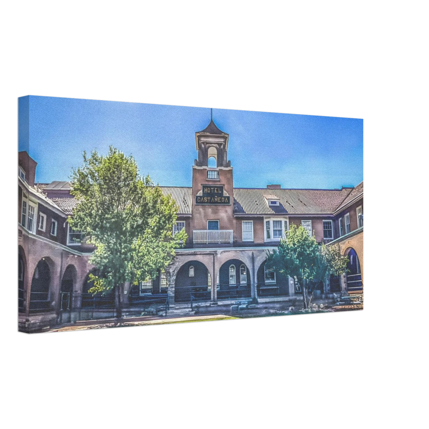 Hotel Castaneda; Las Vegas, New Mexico Canvas Prints