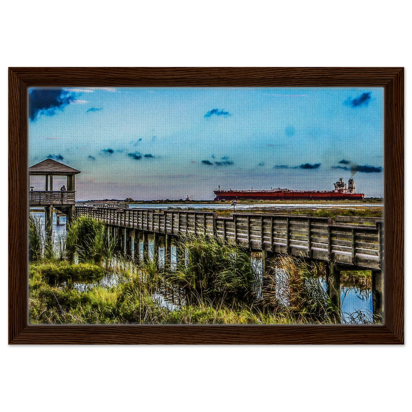 Leonabelle Turnbull Birding Center; Port Aransas, Texas Framed Canvas Prints