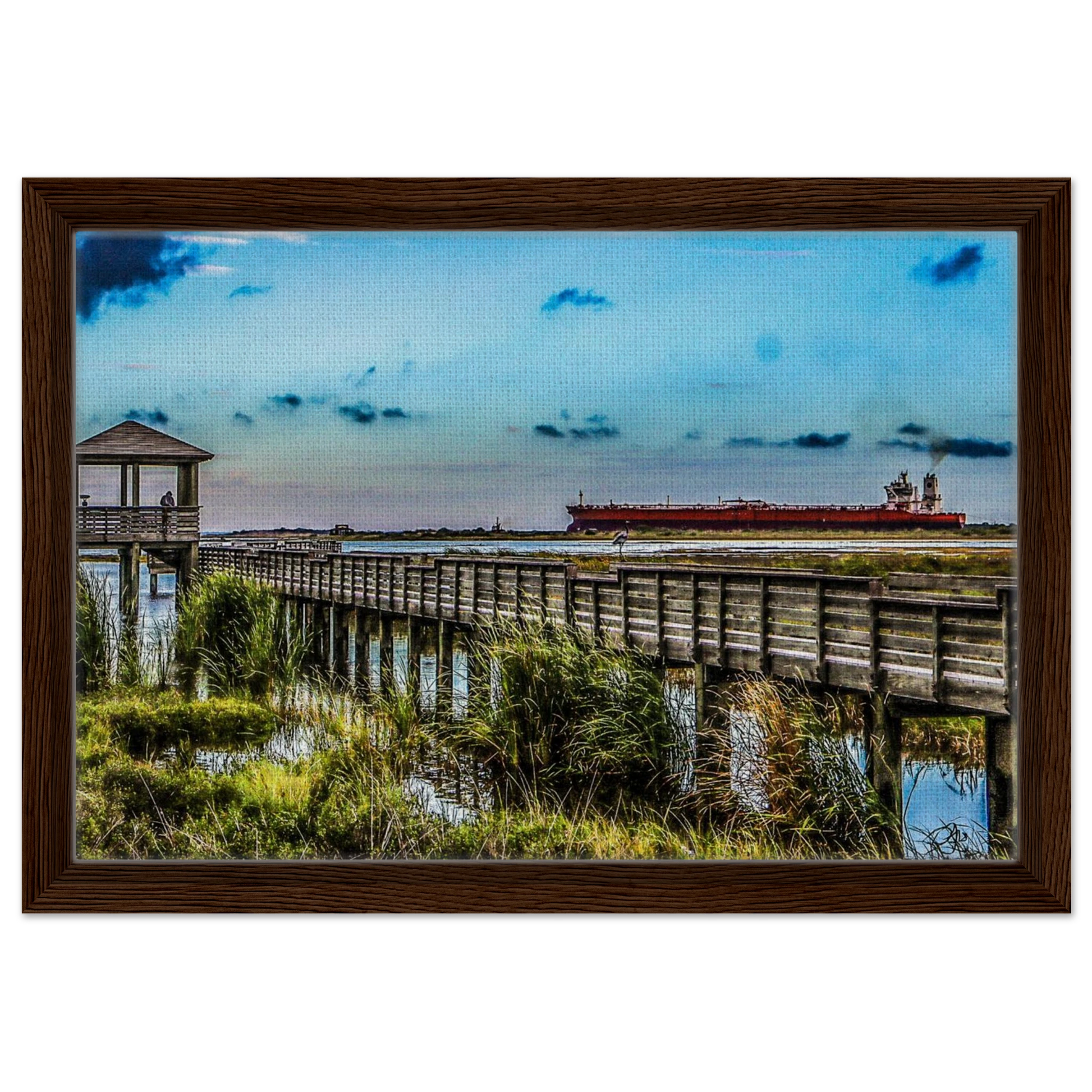 Leonabelle Turnbull Birding Center; Port Aransas, Texas Framed Canvas Prints