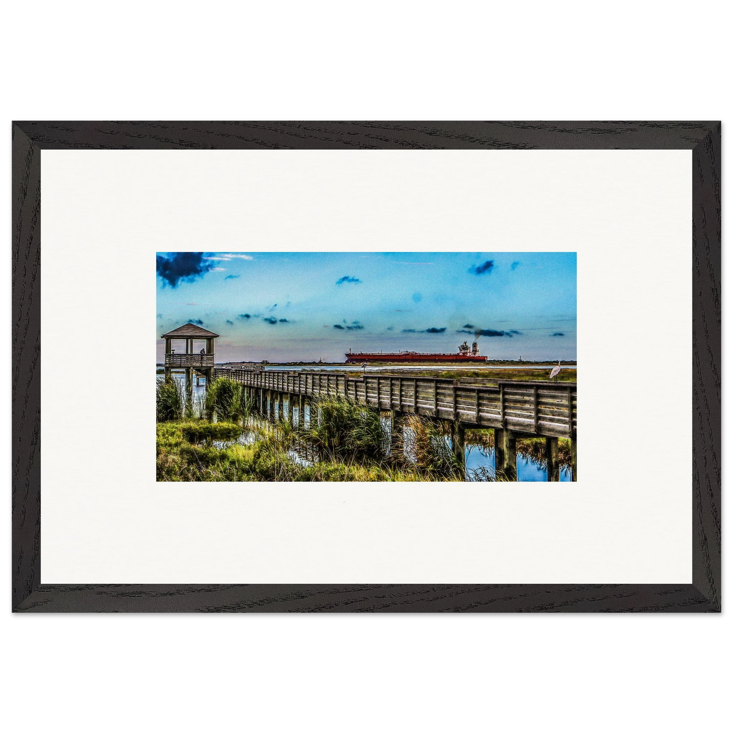 Leonabelle Turnbull Birding Center; Port Aransas, Texas Wooden Framed Prints