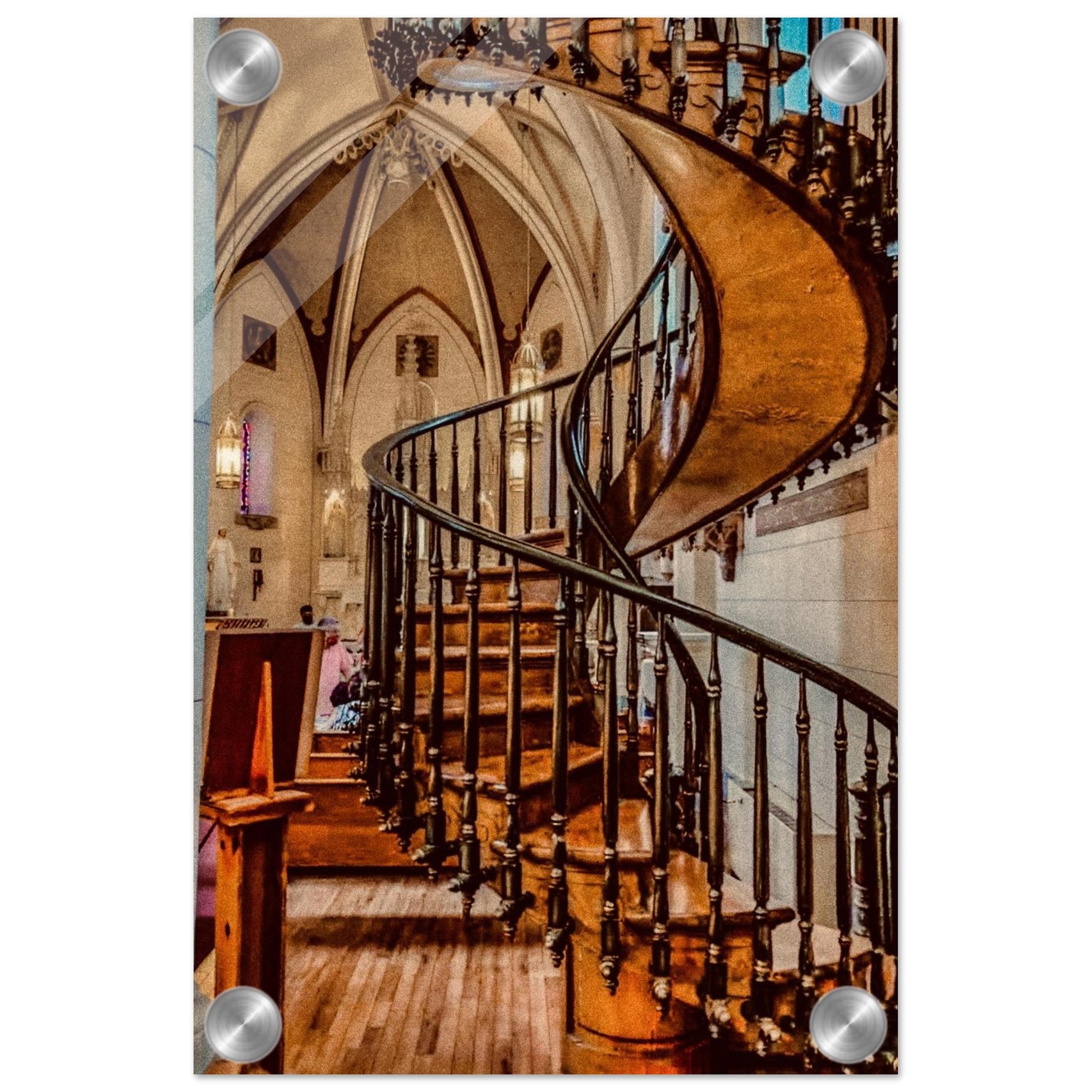Miraculous; Loretto Chapel Staircase, Santa Fe, New Mexico Acrylic Prints