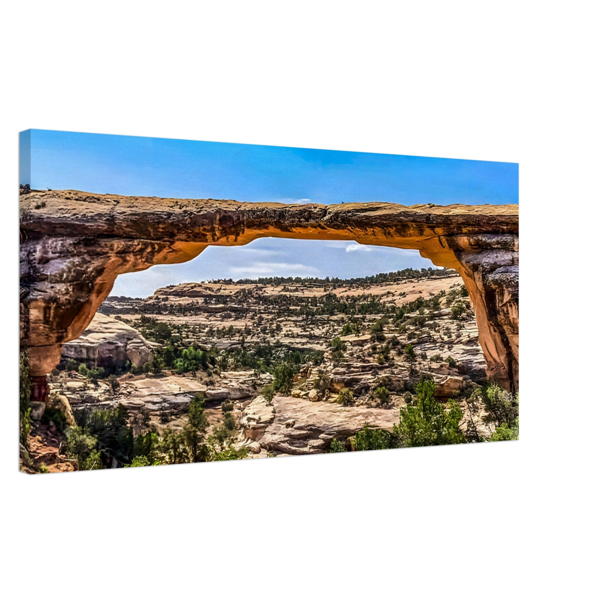 Owachomo Bridge; Natural Bridges National Monument, Utah Canvas Prints