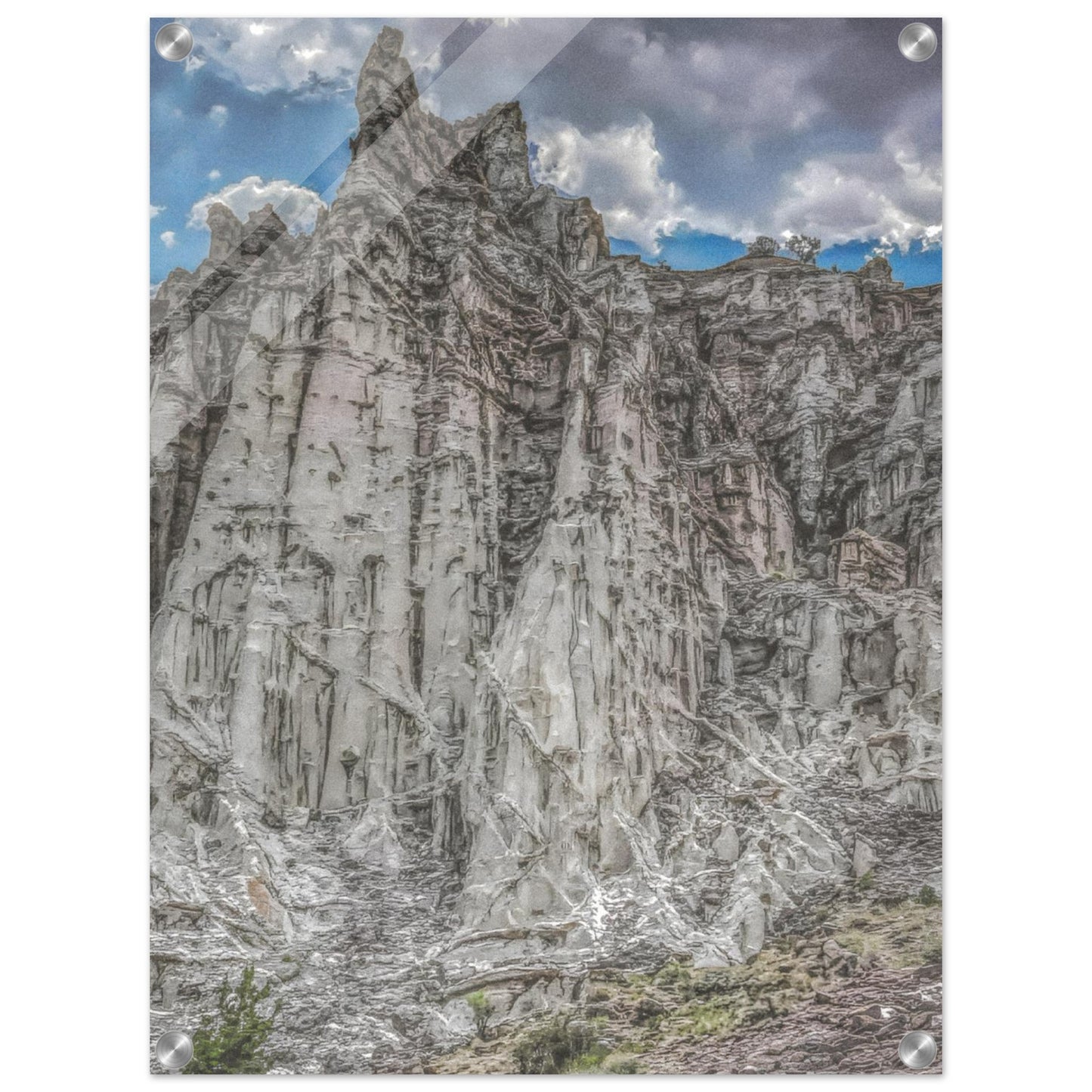 Plaza Blanca Cathedral; Abiquiu, New Mexico Acrylic Prints