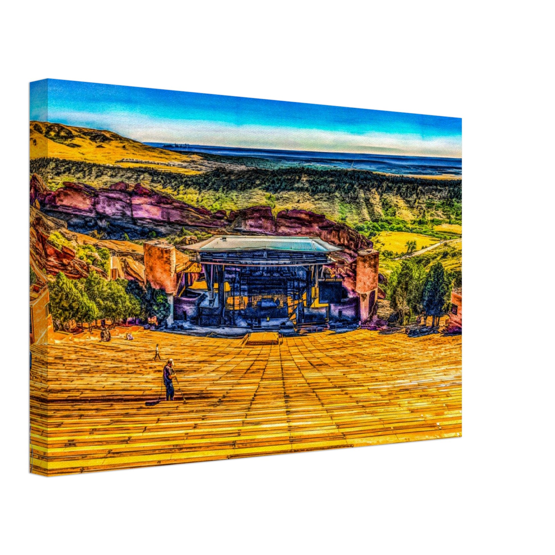 Red Rocks Amphitheatre; Morrison, Colorado Canvas Prints
