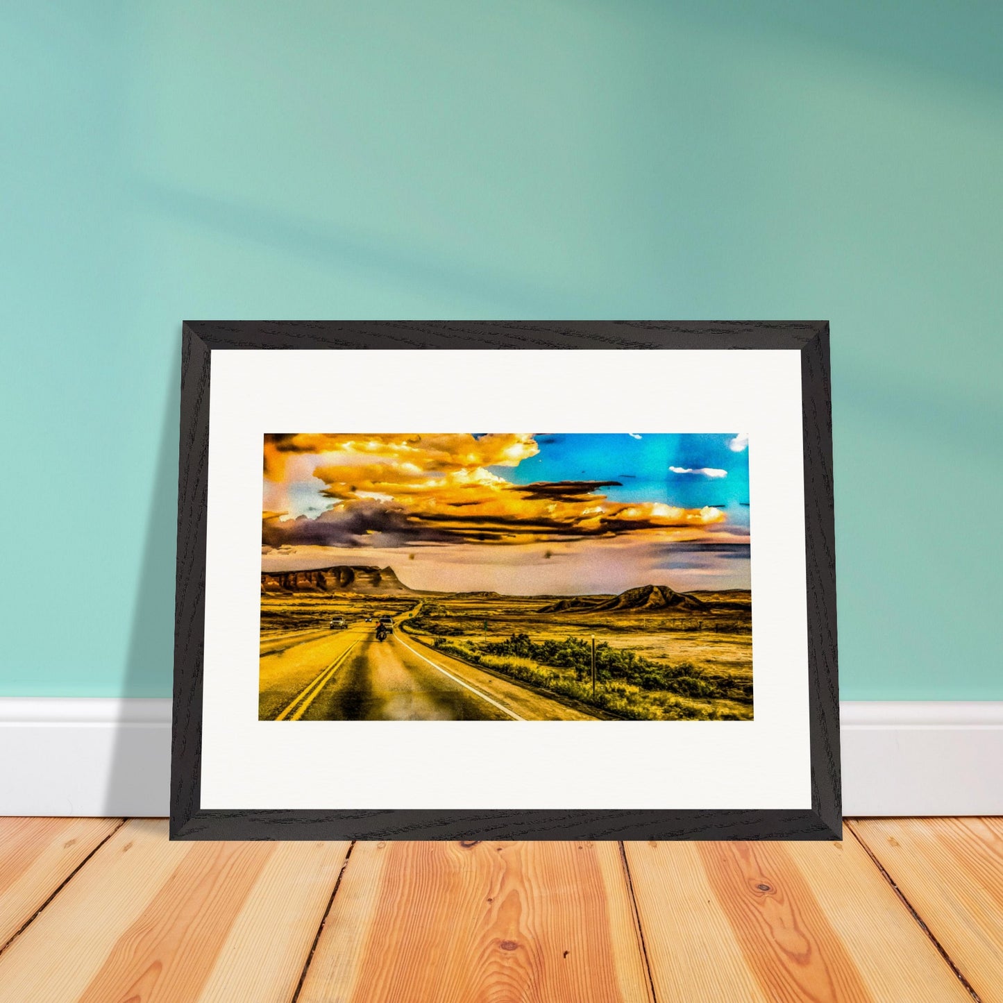 Sundown; HWY 191, Utah Prints Display