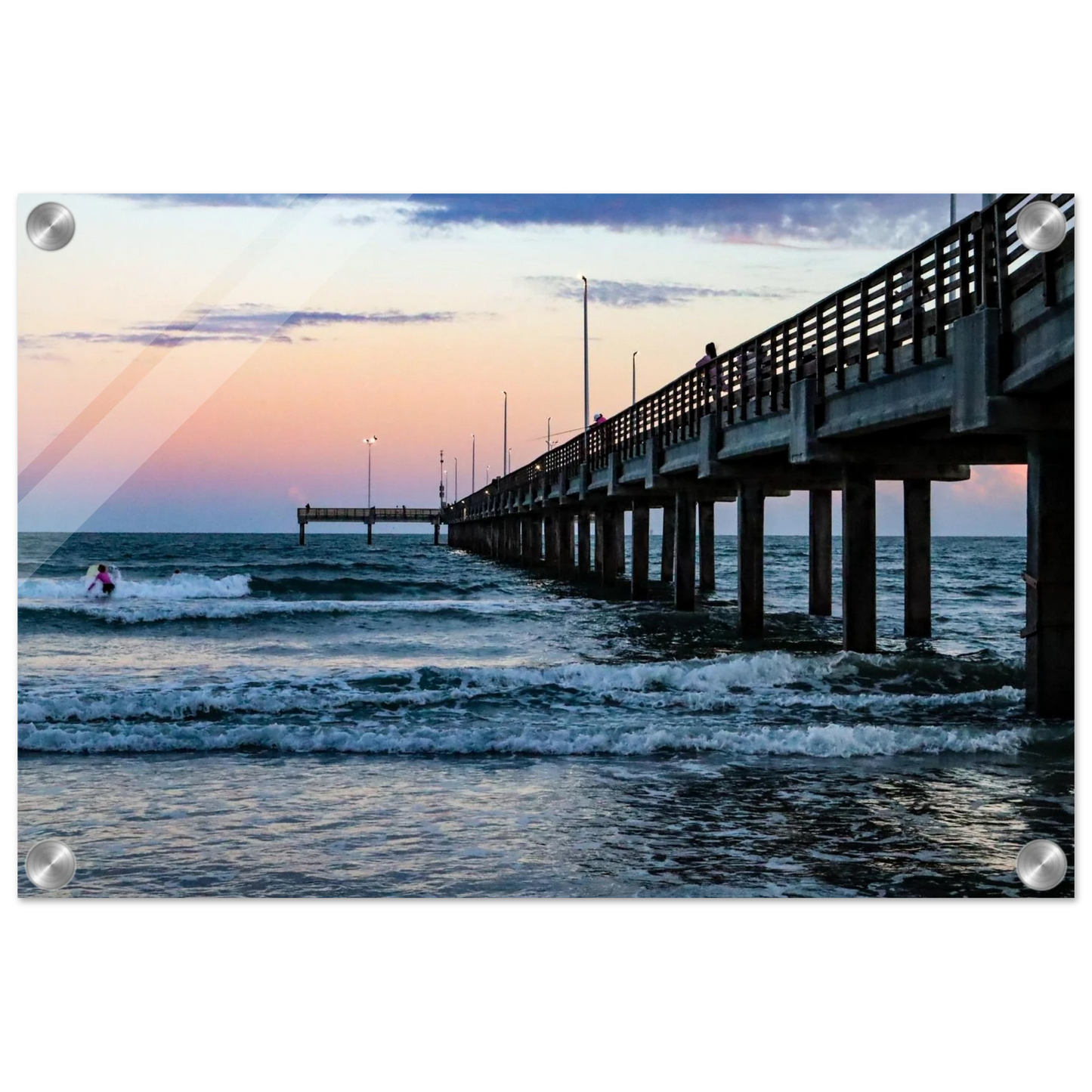 The Break; Port Aransas, Texas Acrylic Prints