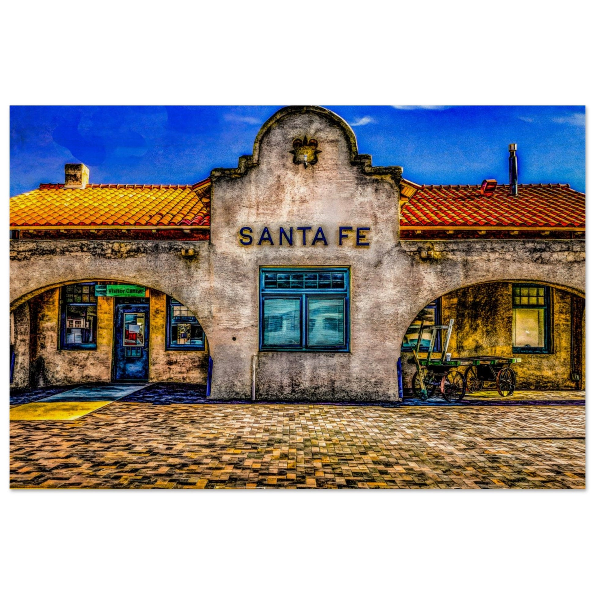The Depot; Santa Fe, New Mexico Wood Prints