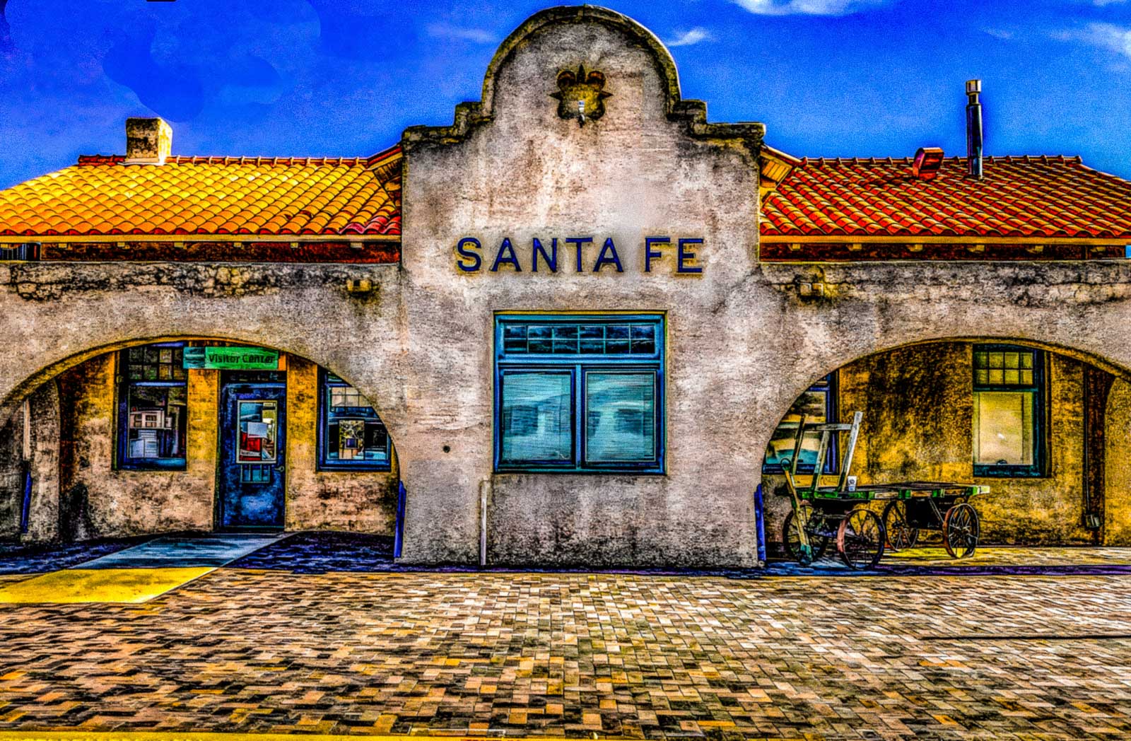 Santa Fe, New Mexico historic train depot