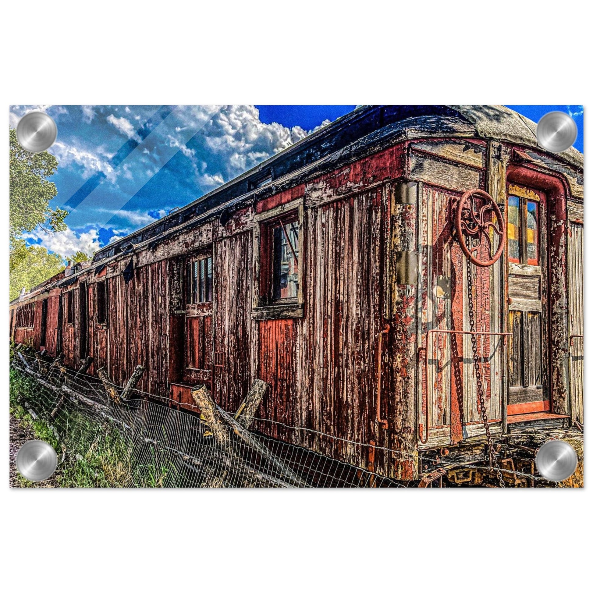 The Great Northern Pacific Railroad; Virginia City, Montana Acrylic Prints