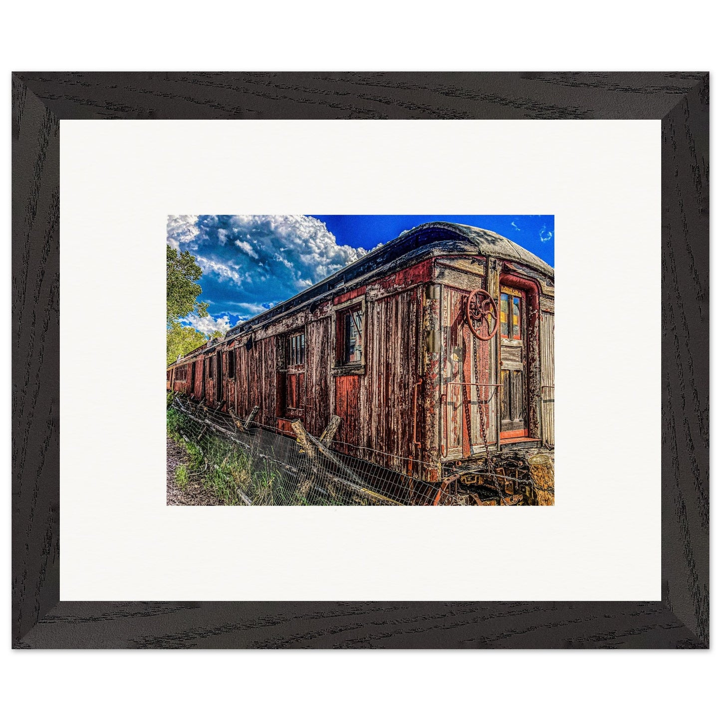 The Great Northern Pacific Railroad; Virginia City, Montana Wooden Framed Prints