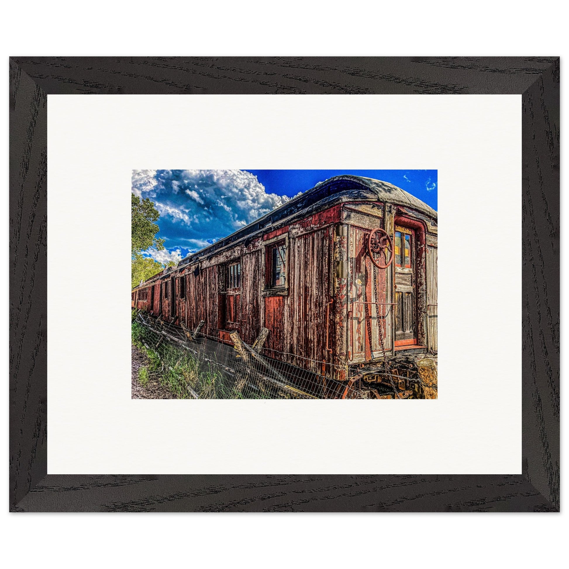 The Great Northern Pacific Railroad; Virginia City, Montana Wooden Framed Prints