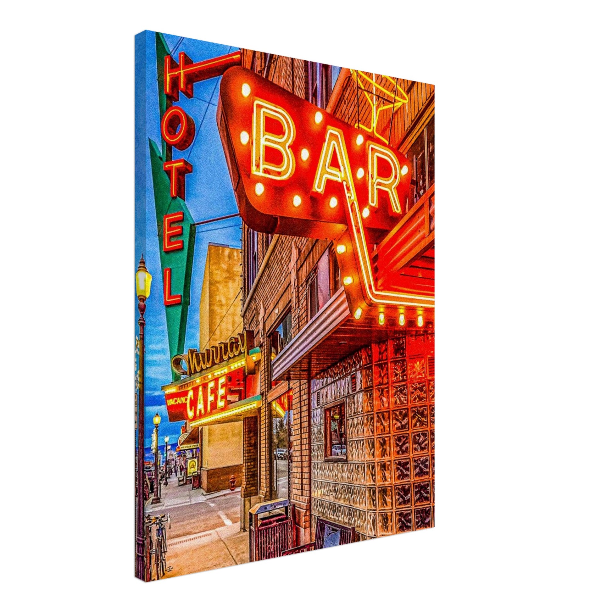 The Murray Hotel & Bar; Livingston, Montana Canvas Prints
