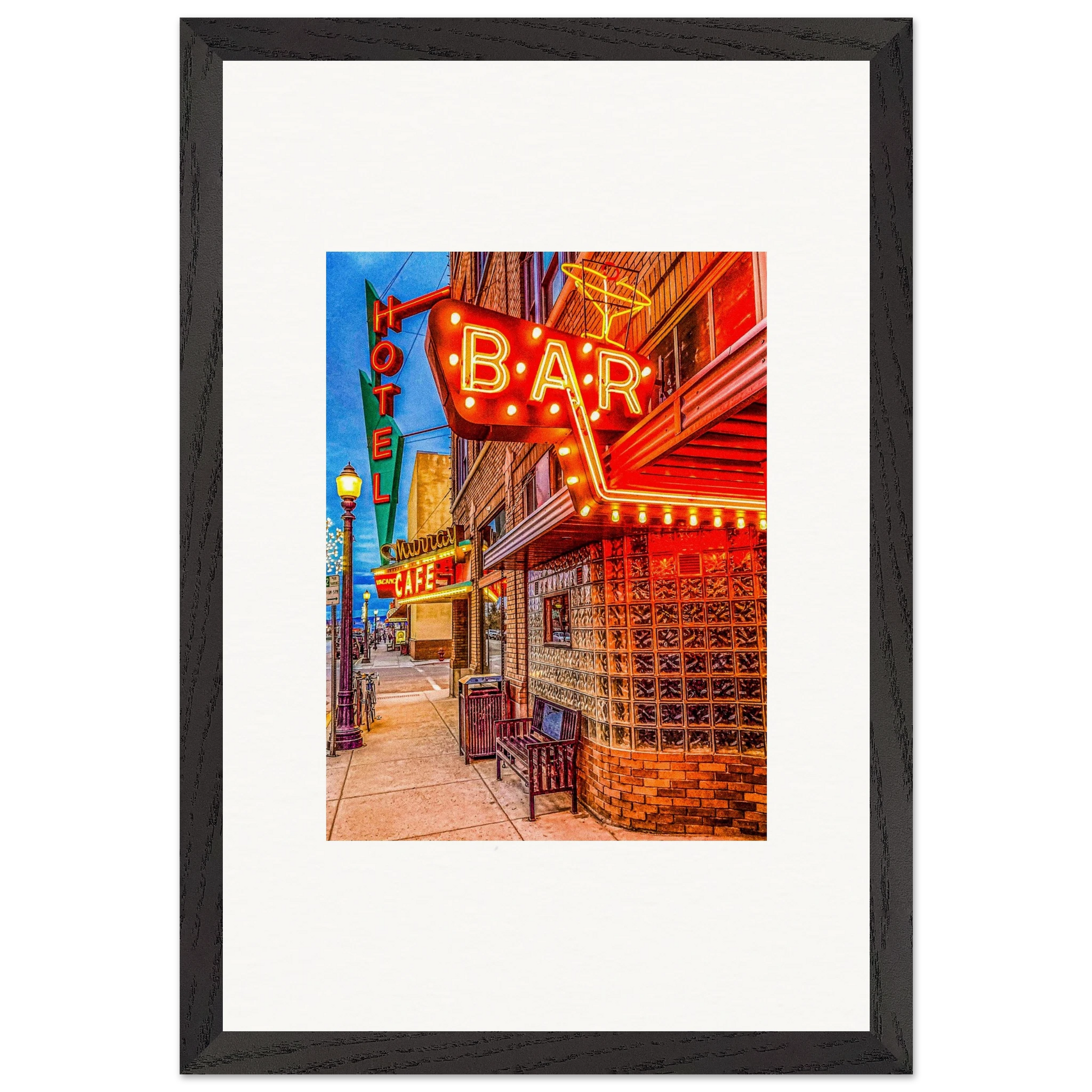 The Murray Hotel & Bar; Livingston, Montana Wooden Framed Prints