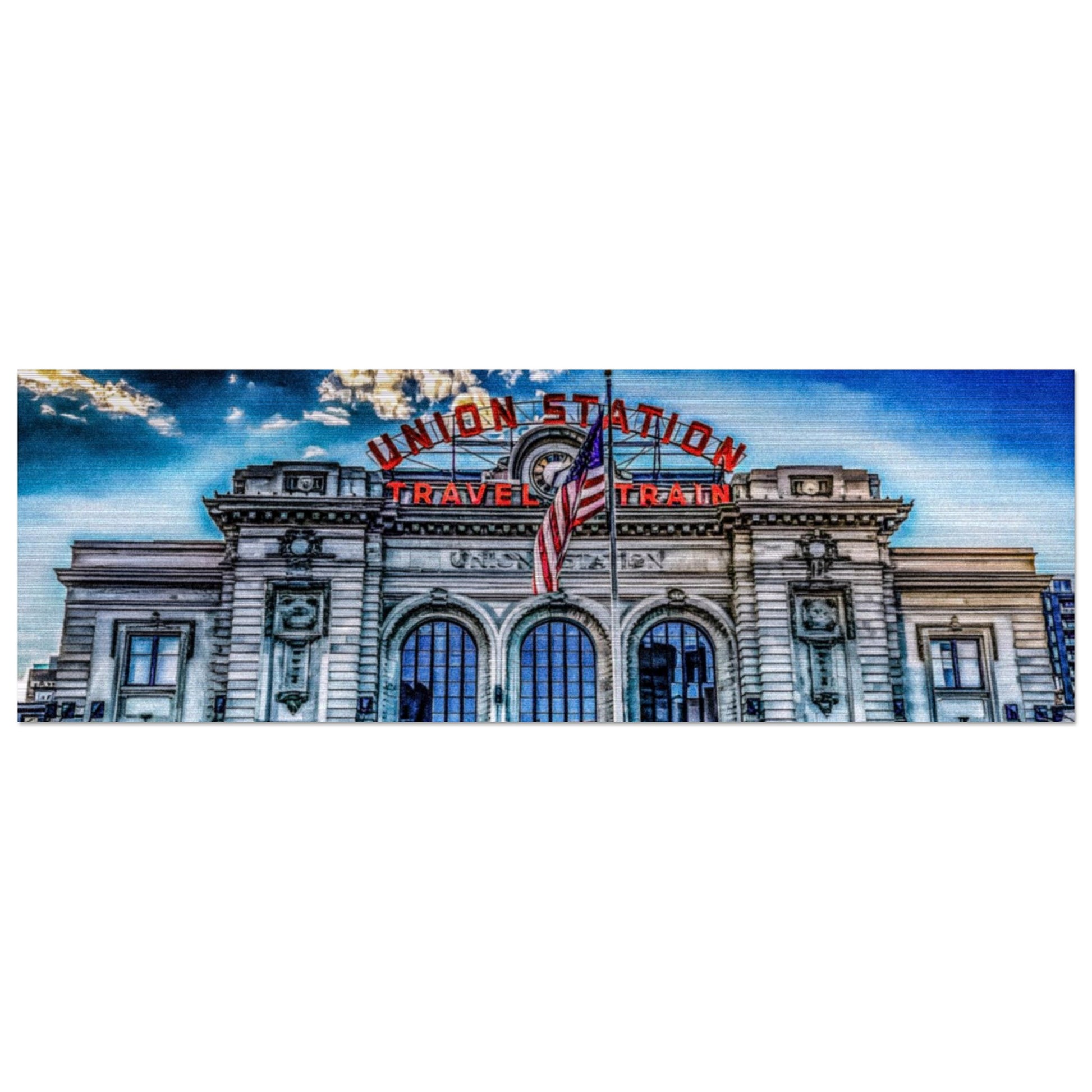 Union Station; Denver, Colorado Brushed Aluminum Prints