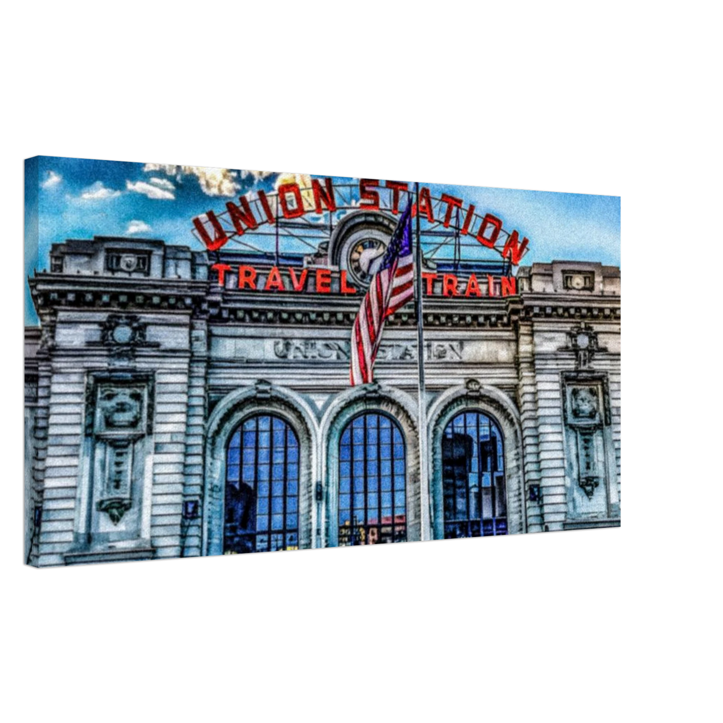 Union Station; Denver, Colorado Canvas Prints