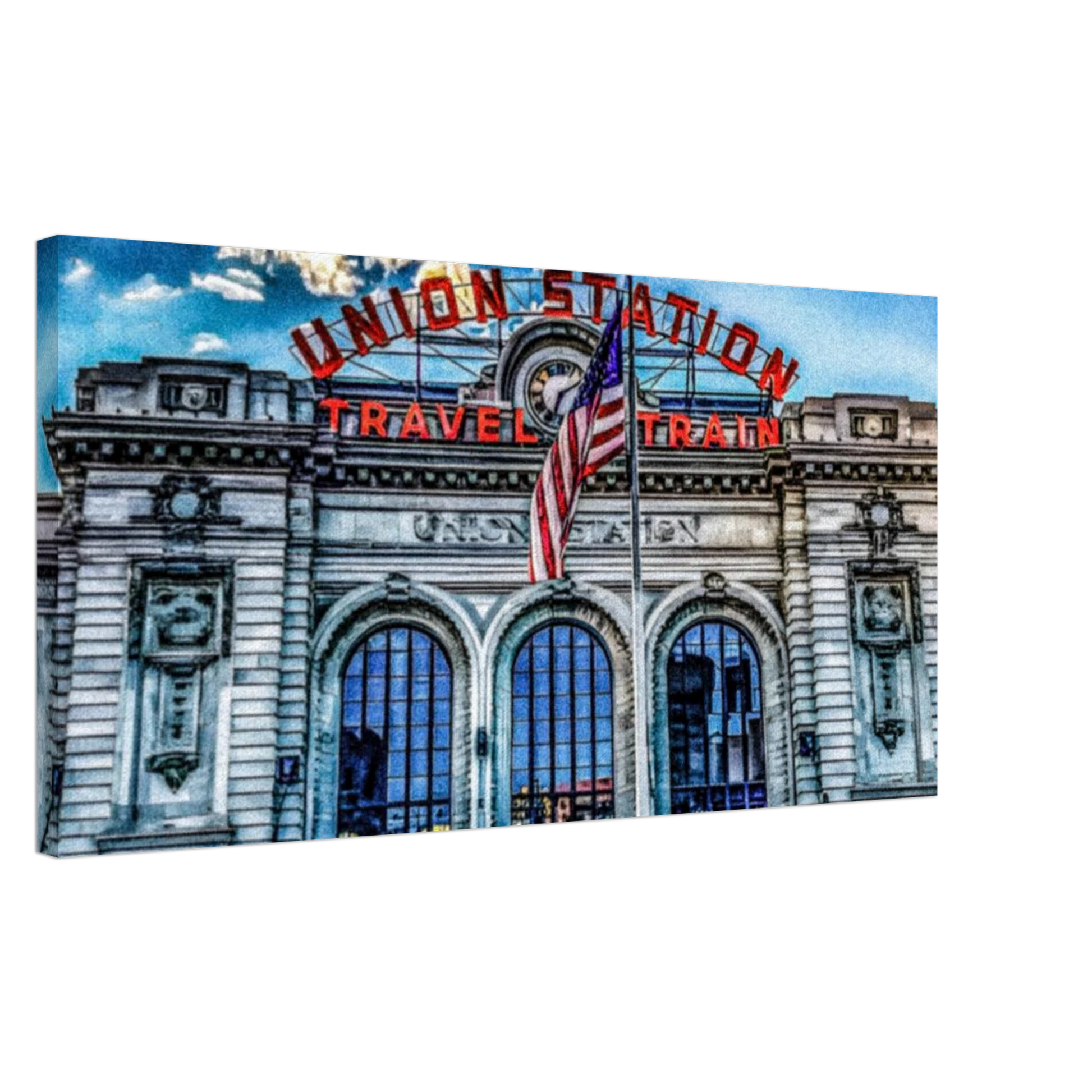Union Station; Denver, Colorado Canvas Prints