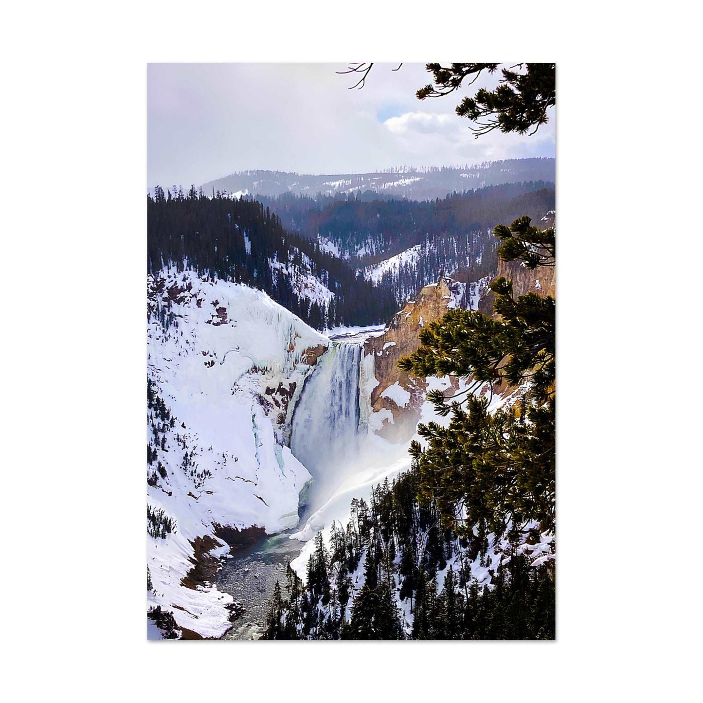Lower Falls, Yellowstone National Park II Premium Matte Poster