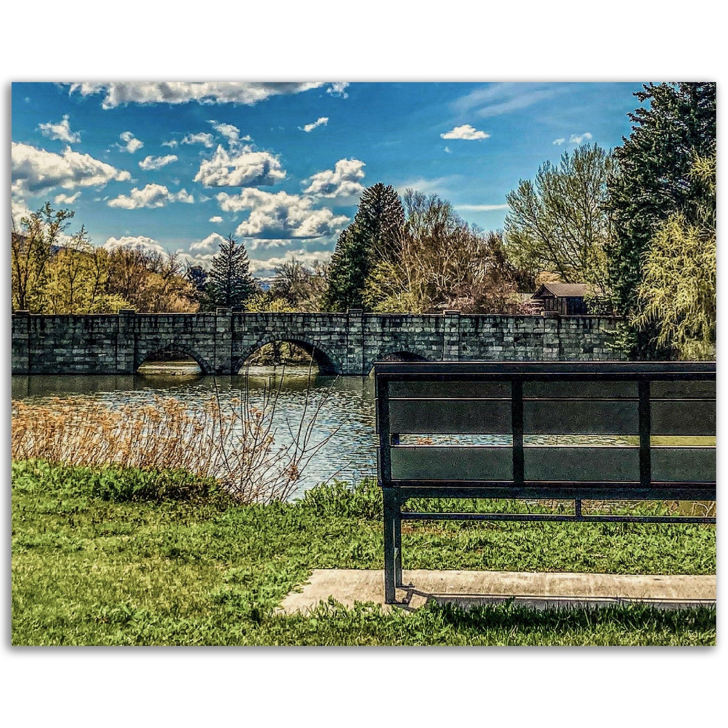 Sacagawea Park; Livingston, Montana I Wood Print